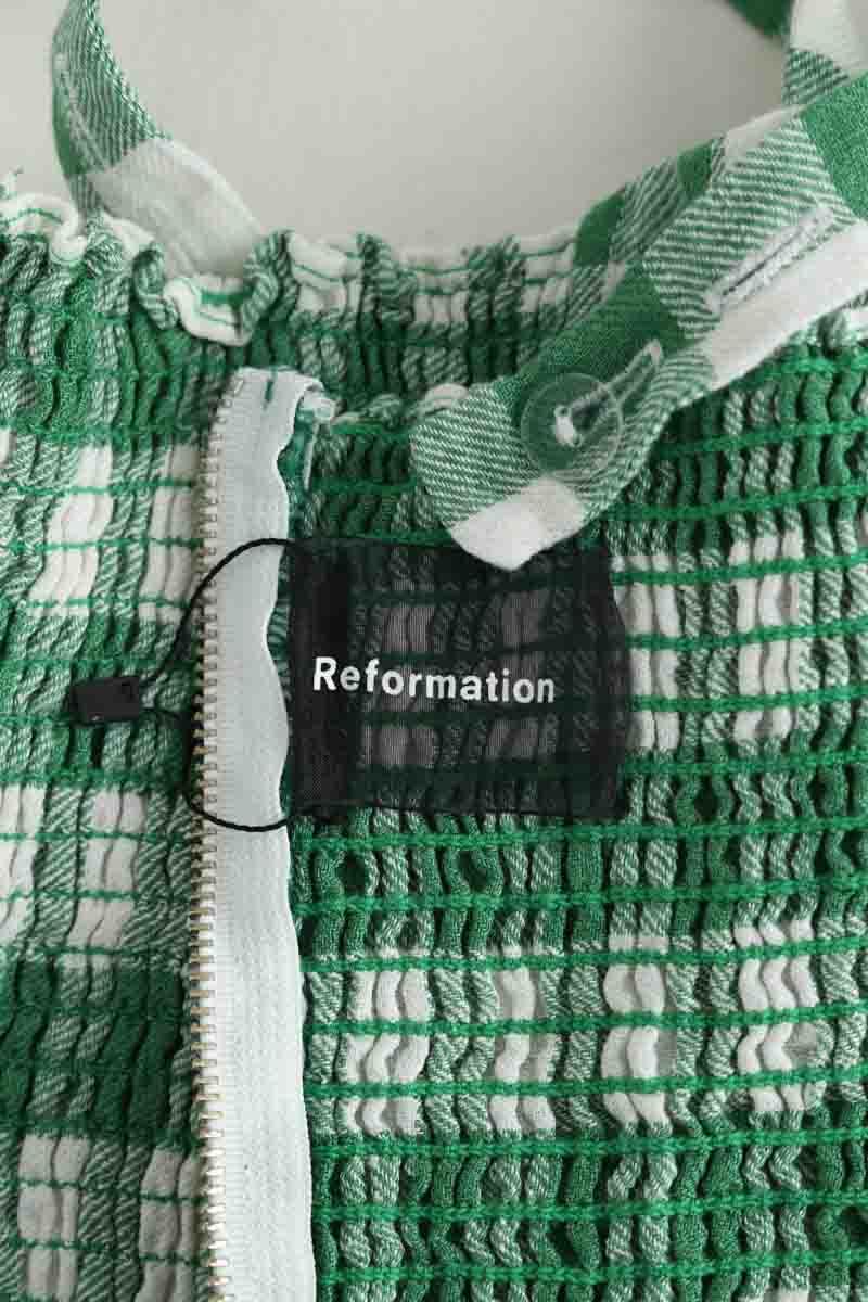 Top sans manche Reformation  Vert