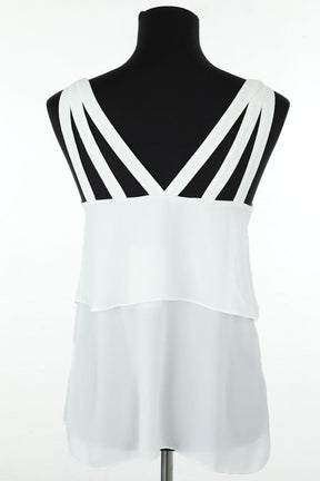Top sans manche BCBG Max Azria  Blanc