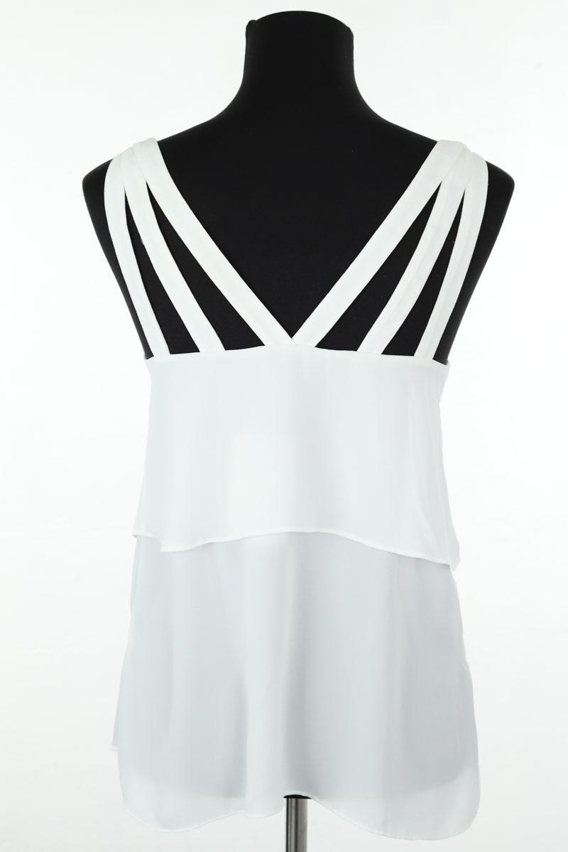 Top sans manche BCBG Max Azria  Blanc