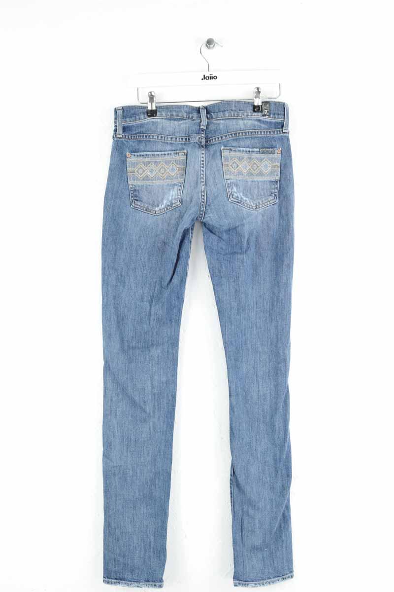 Jean slim 7 For All Mankind  Bleu