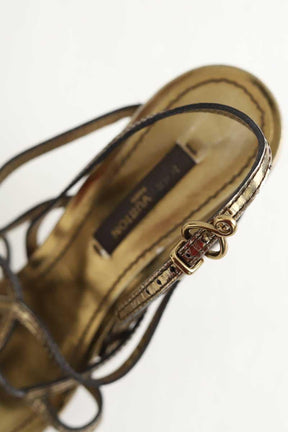Talons Louis Vuitton  Doré