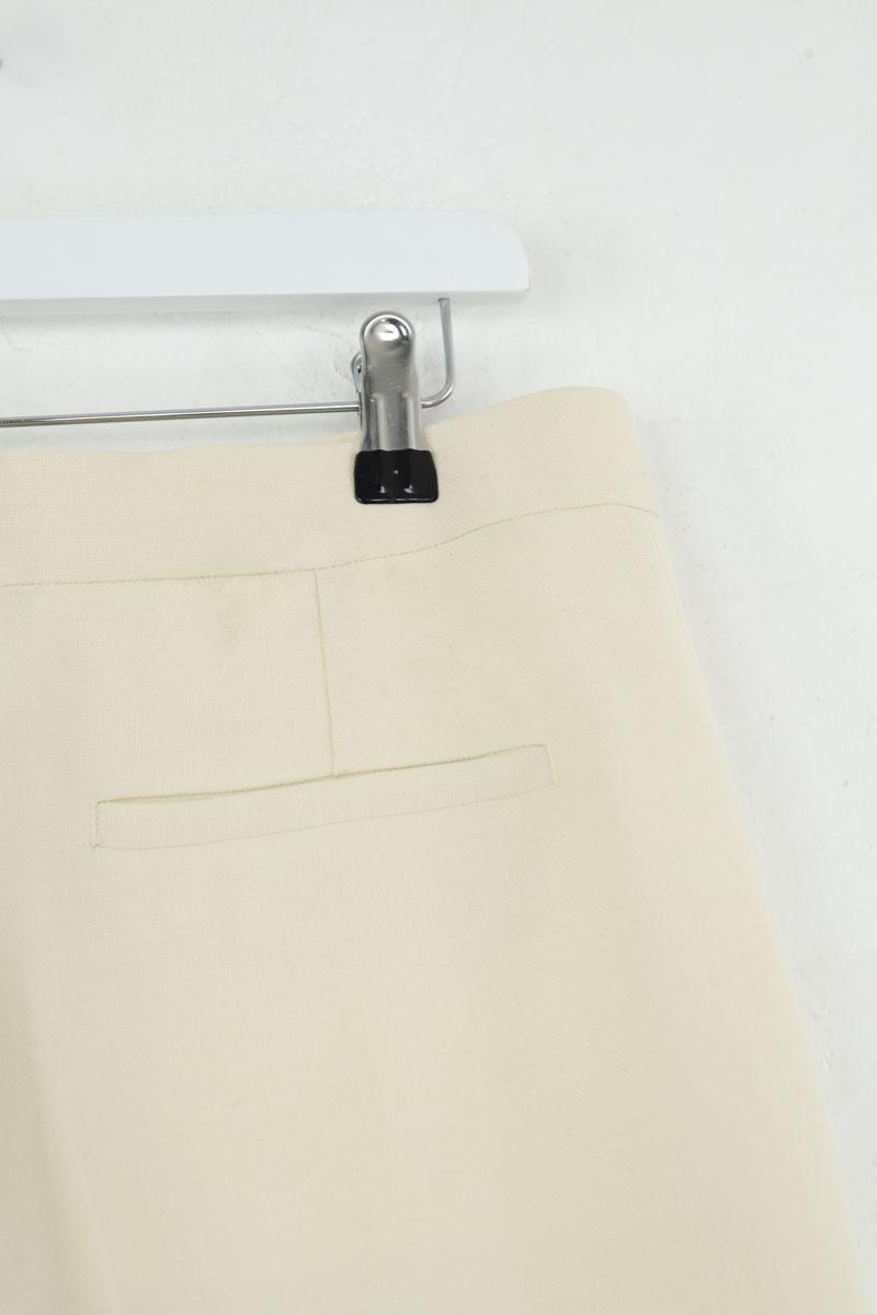 Pantalon large Sandro  Ecru