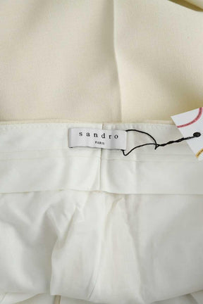 Pantalon large Sandro  Ecru