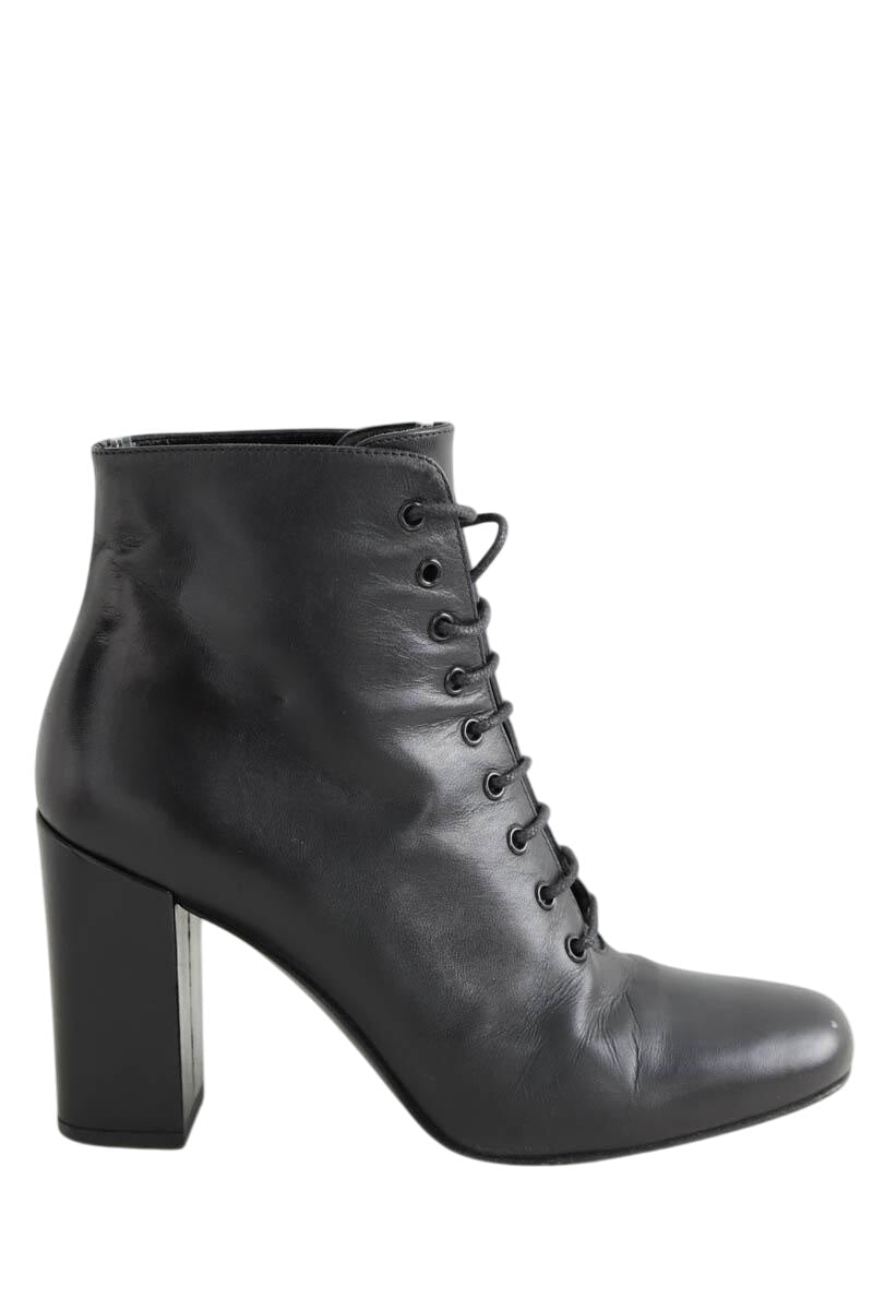 Boots à lacets Saint Laurent  Noir