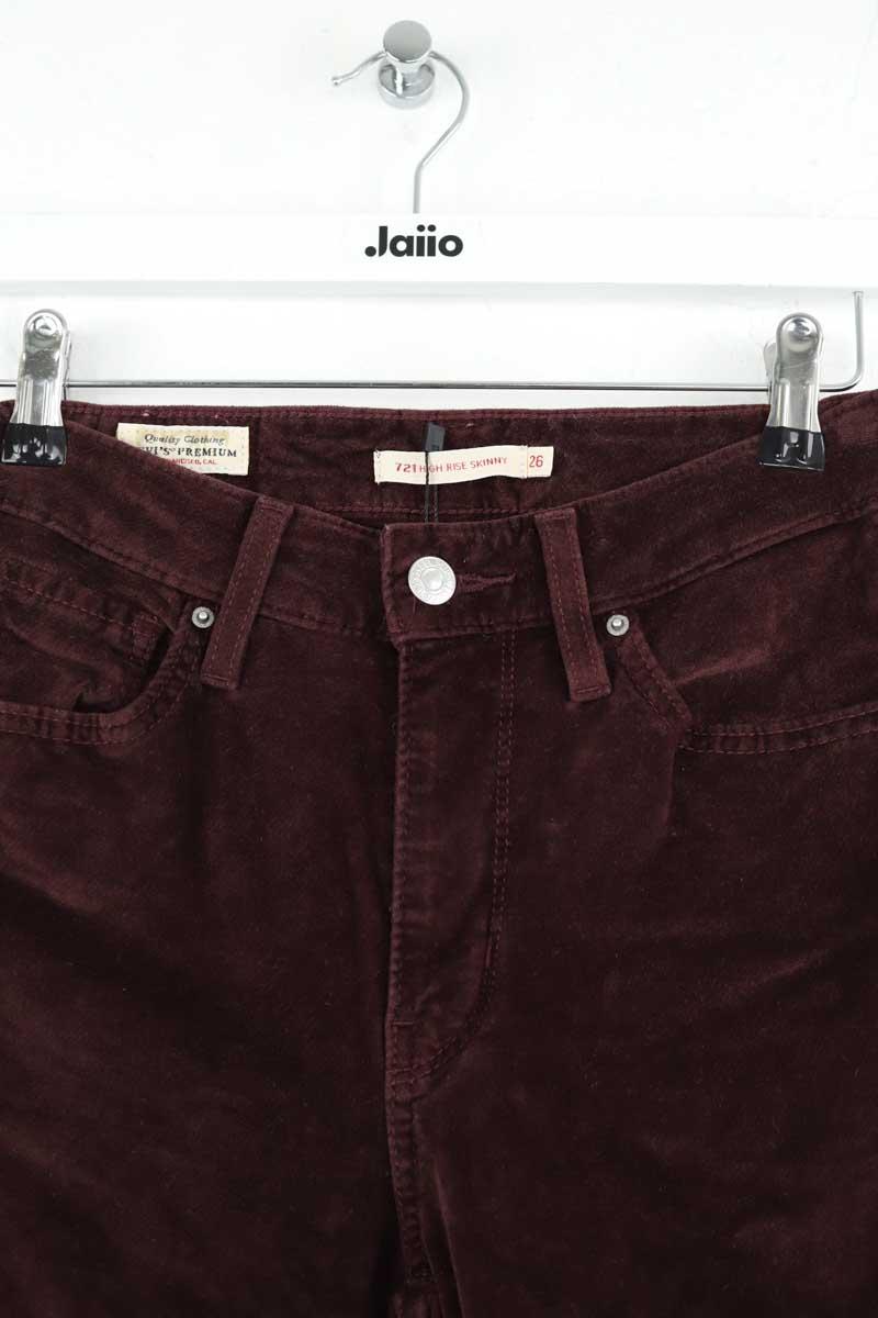Jean slim Levi's 721 Bordeaux