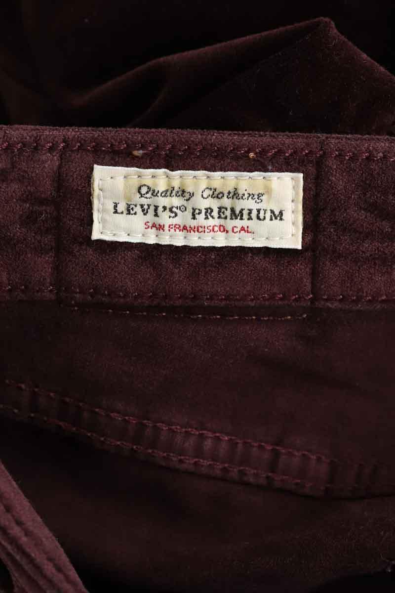 Jean slim Levi's 721 Bordeaux