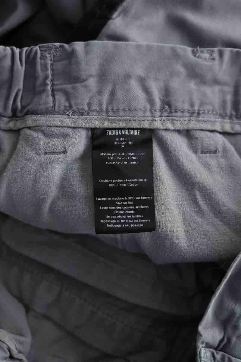 Pantalon droit Zadig & Voltaire  Gris