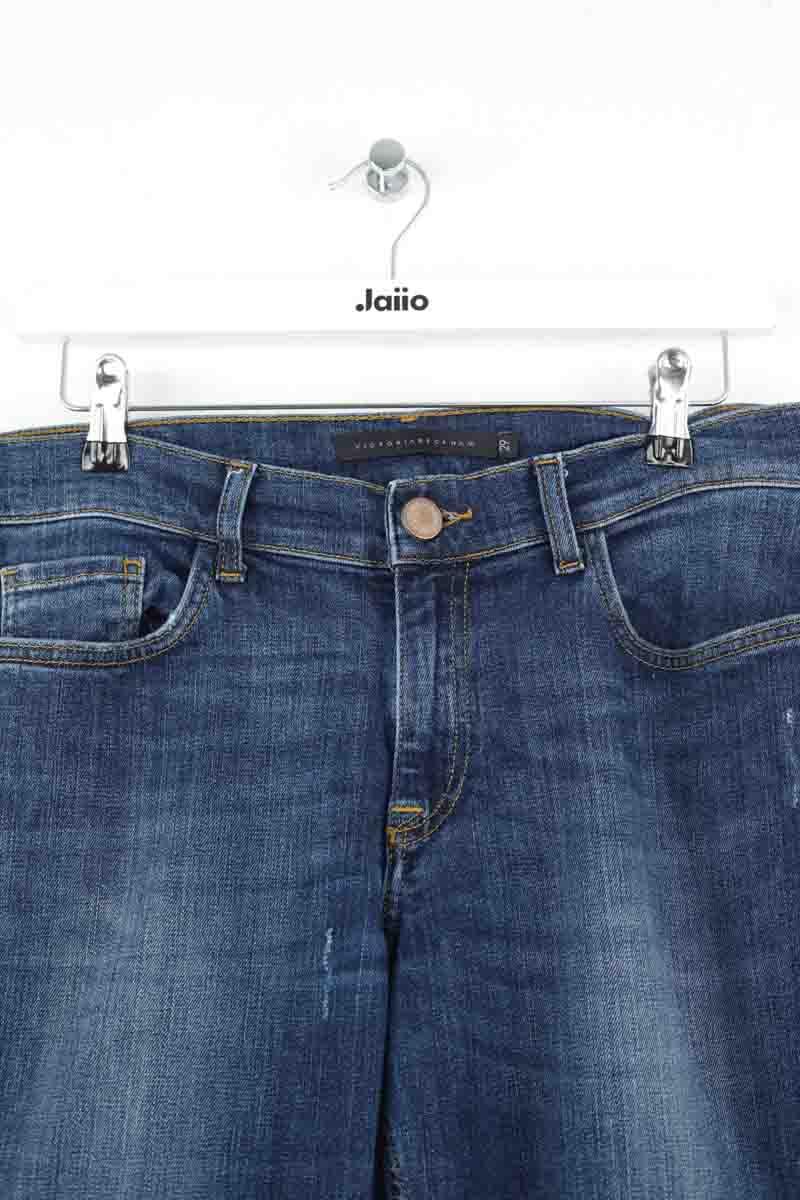 Jean droit Victoria Beckham  Bleu