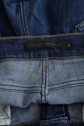 Jean droit Victoria Beckham  Bleu