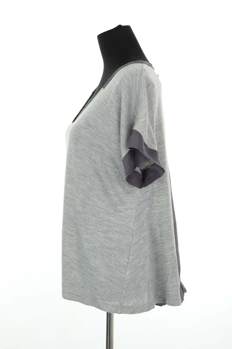Top Maje  Gris
