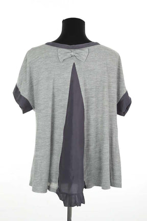 Top Maje  Gris