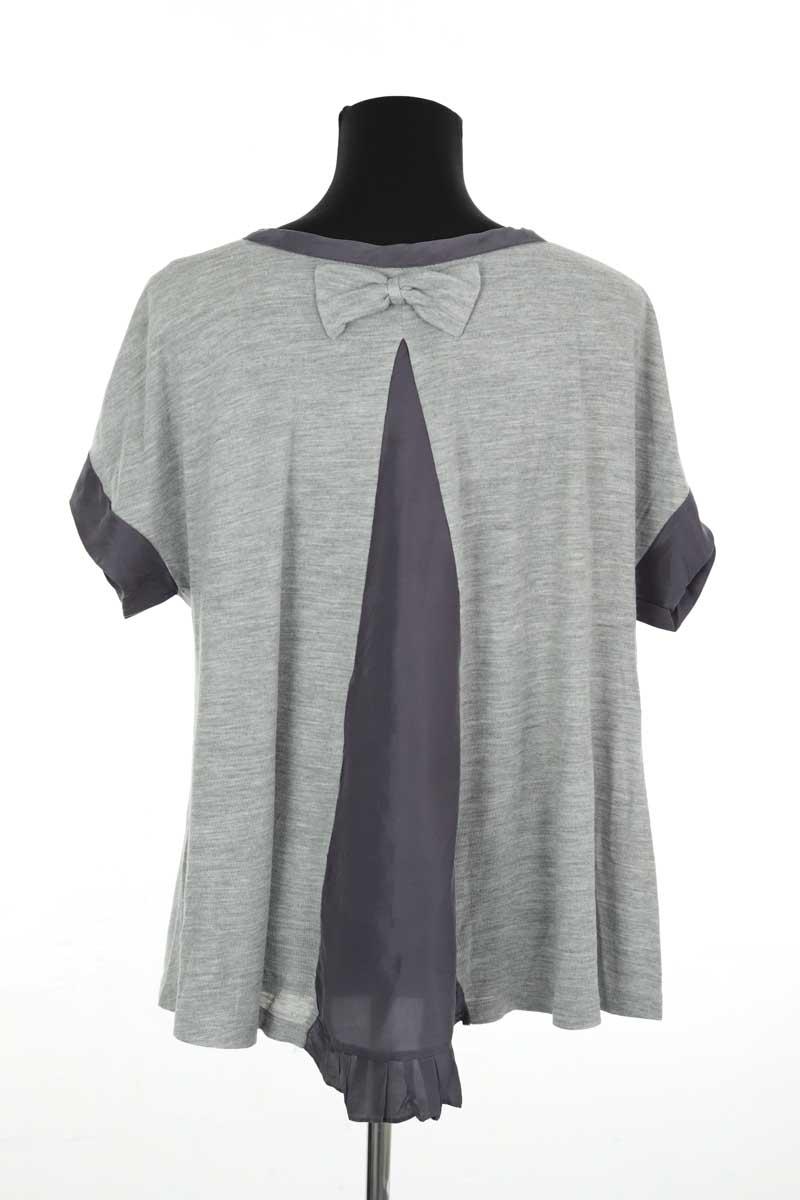Top Maje  Gris