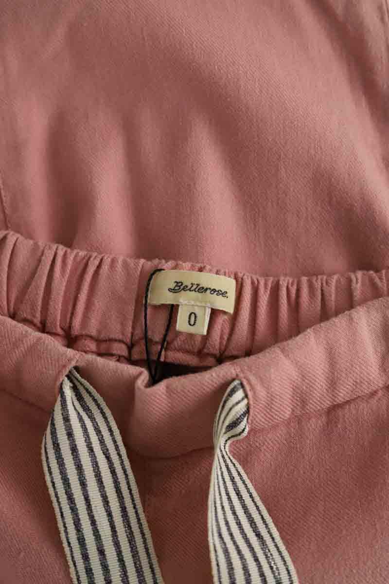 Pantalon droit Bellerose  Rose