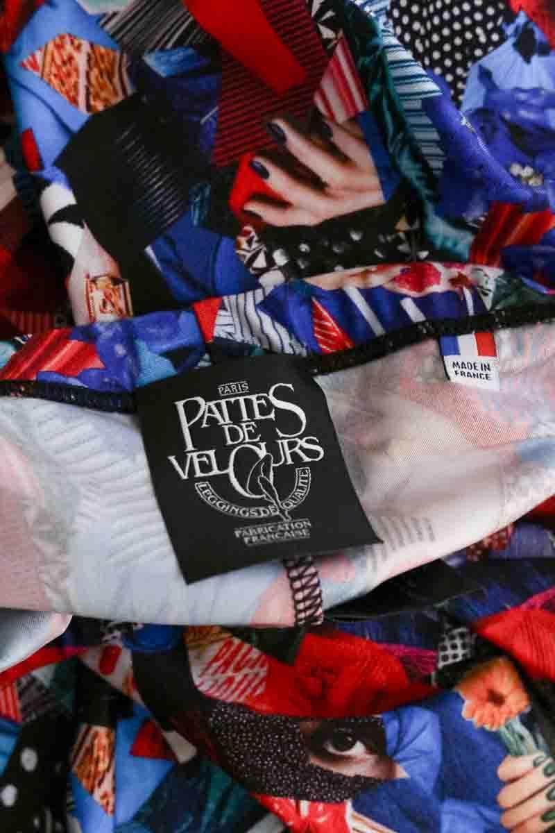 Leggings PATTES DE VELOURS  Multicolore