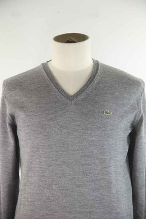 Pull en laine gris