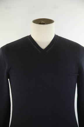 Pull en laine marine
