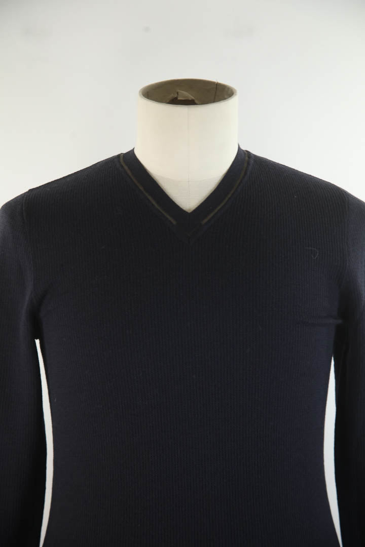 Pull en laine marine
