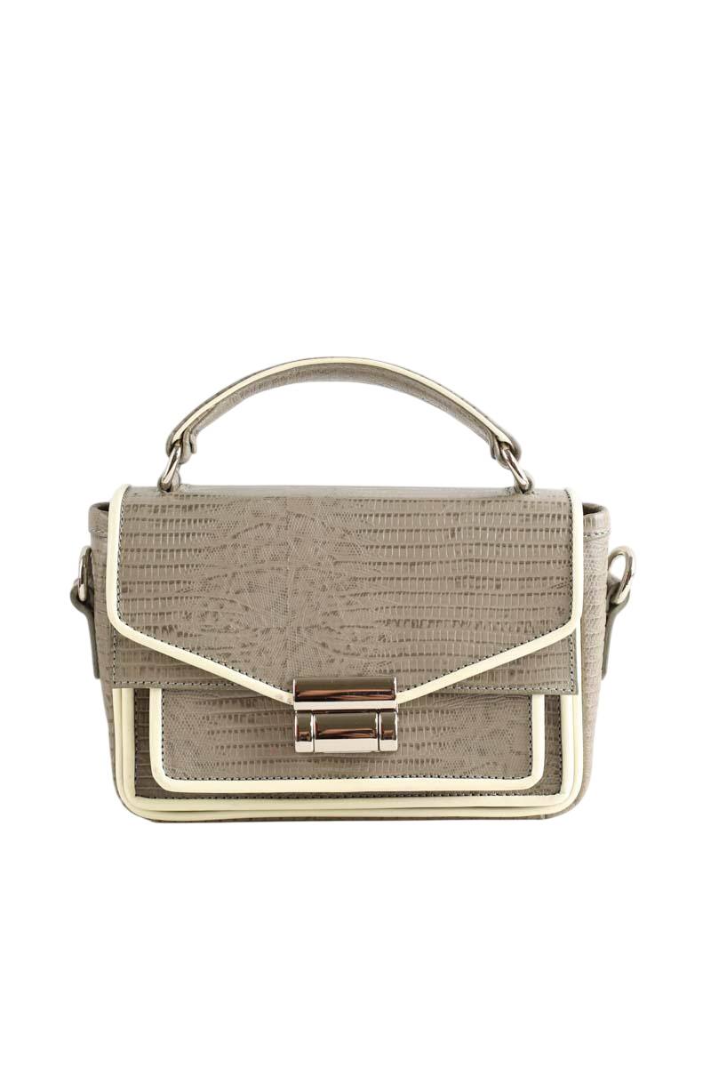 Sac à main Adelaide De Grandcourt  Gris