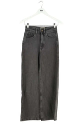 Jean large Sézane Anthracite en Coton, taille XS - Seconde Main