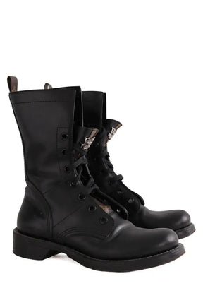Boots à lacets Louis Vuitton Noir en Cuir