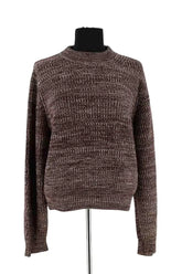 Pull Sessun Marron en Viscose, taille M - Seconde Main