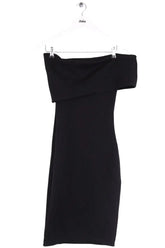 Robe Bottega Veneta Noir en Synthétique, taille M - Seconde Main