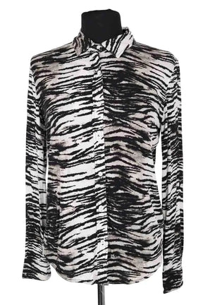 Top Majestic Filatures Noir en Viscose, taille S - Seconde Main