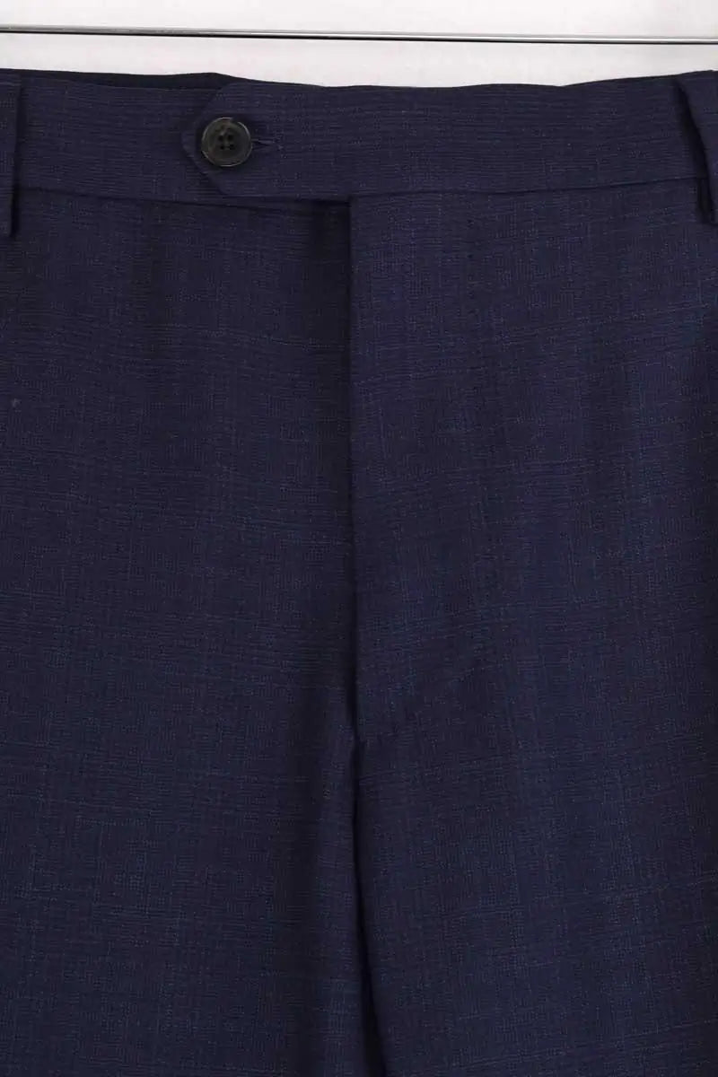 Pantalon droit Salvatore Ferragamo Bleu en Laine