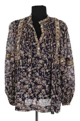 Blouse Isabel Marant Étoile Marine en Coton, taille XS - Seconde Main