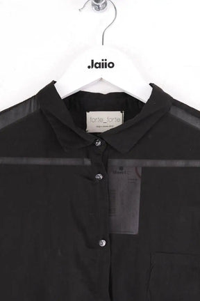 Chemise Forte_Forte Noir en Coton