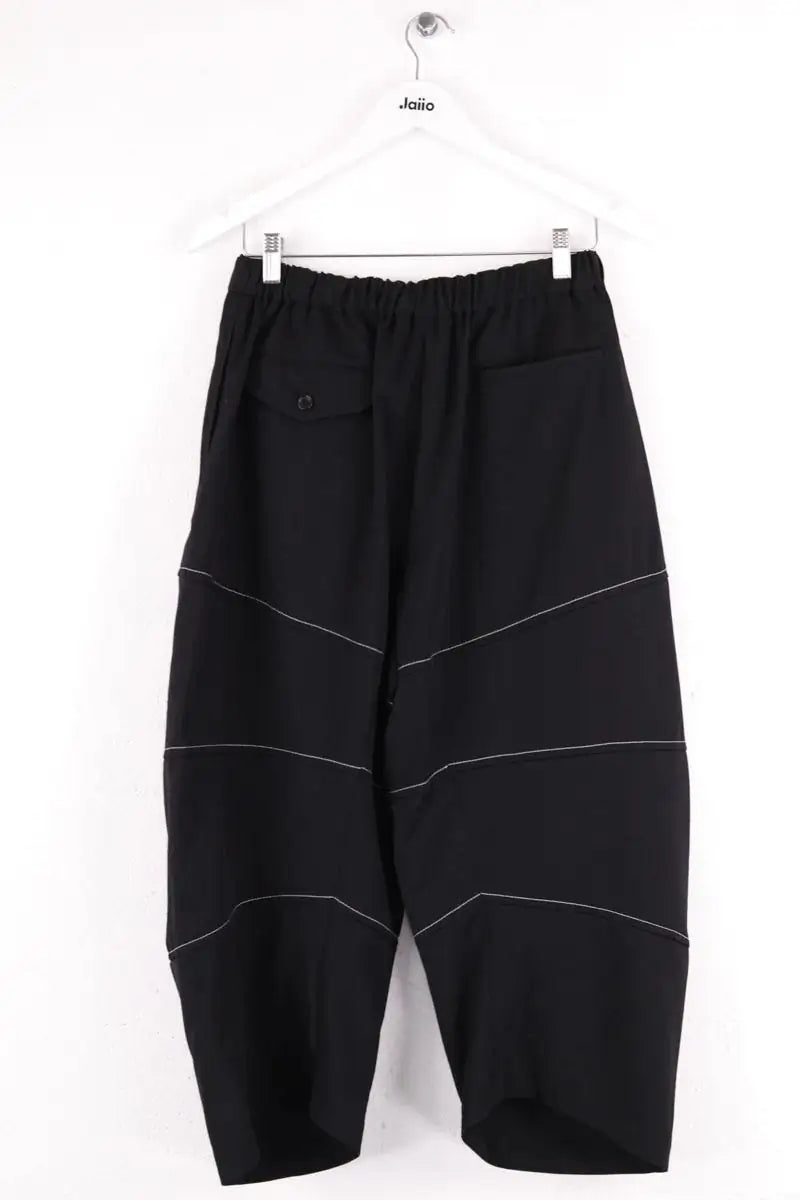 Pantalon Carot Comme Des Garçons Noir en Laine