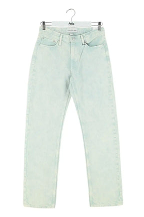 Jean droit Calvin Klein Bleu en Coton, taille M - Seconde Main