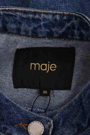 Veste Maje Bleu en Coton