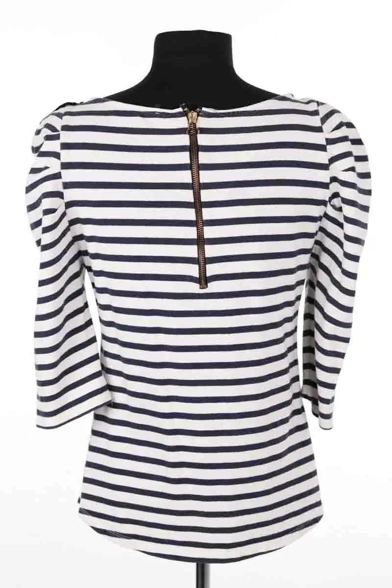 Blouse Sandro Blanc en Coton