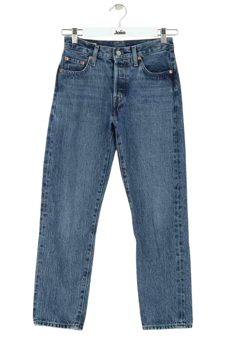 Jean droit W23 L26 Levi's 501 Bleu en Coton, taille XS - Seconde Main