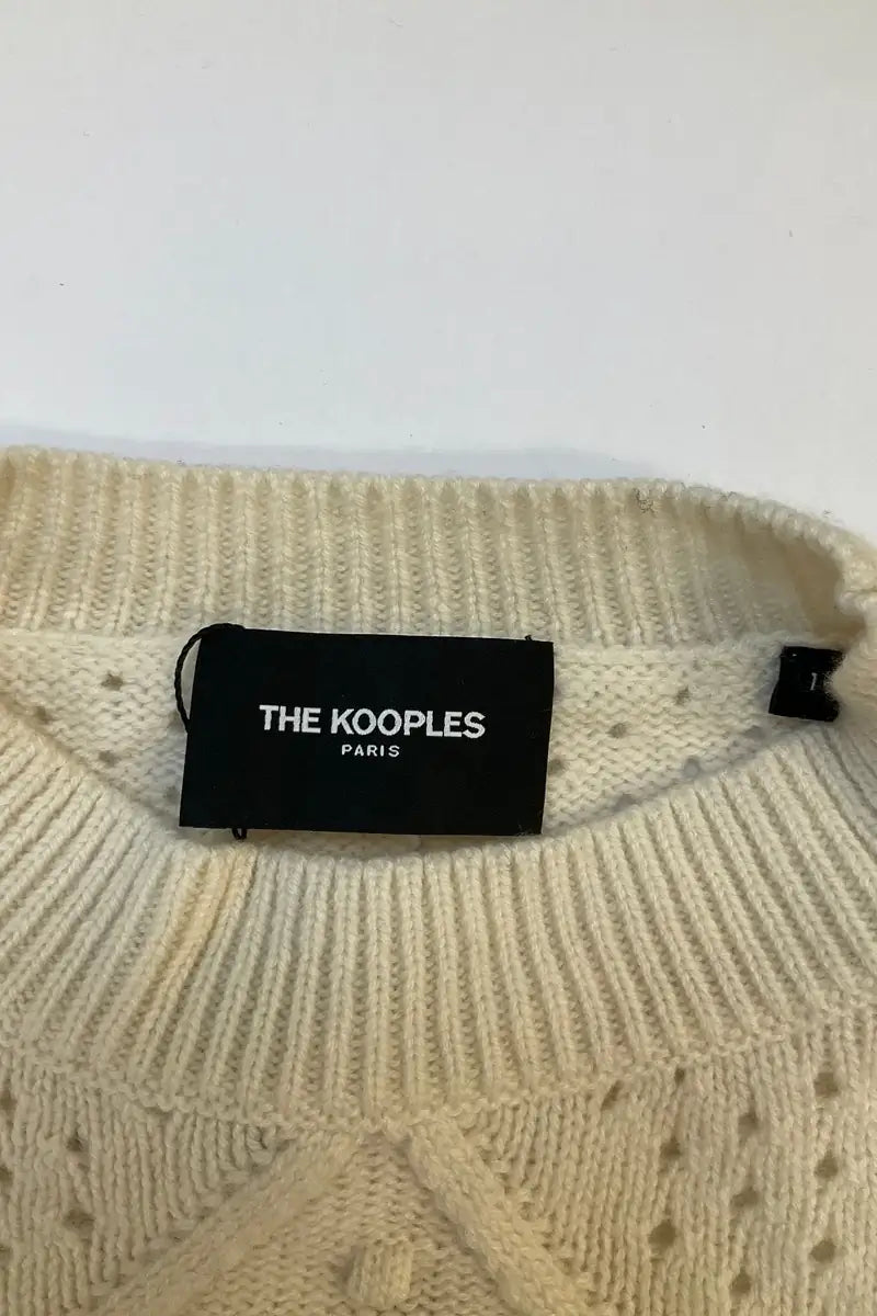 Pull The Kooples Ecru en Laine