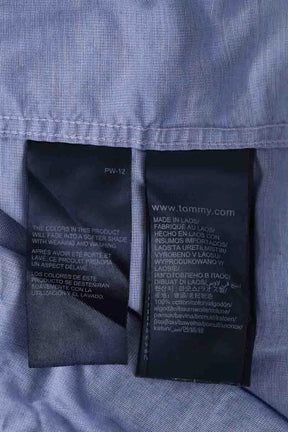 Chemise Tommy Hilfiger Bleu en Coton