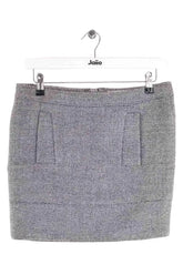 Mini jupe See By Chloé Gris en Synthétique, taille S - Seconde Main