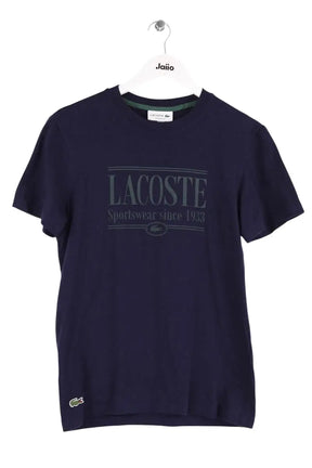 T-shirt Lacoste Marine en Coton, taille M - Seconde Main