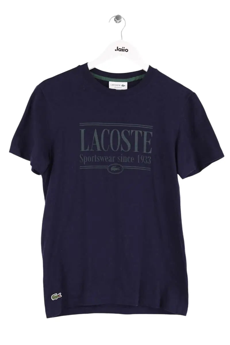 T-shirt Lacoste Marine en Coton, taille M - Seconde Main