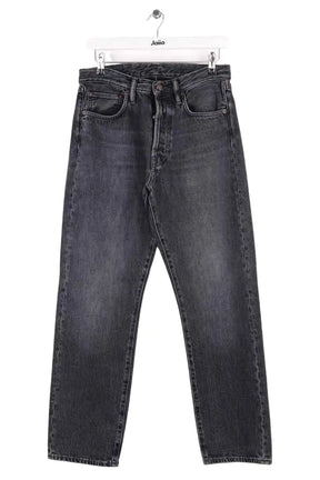 Jean droit Acne Studios Anthracite en Coton, taille L - Seconde Main