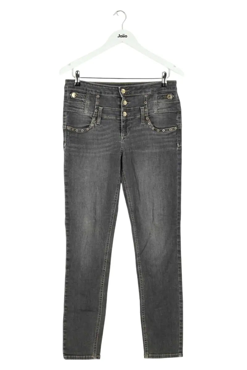 Jean slim Liu Jo Gris en Coton, taille L - Seconde Main