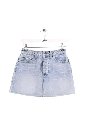 Mini jupe Ba&Sh Bleu en Coton, taille XS - Seconde Main