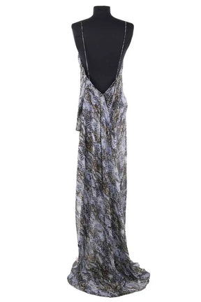 Robe Christopher Esber Bleu en Soie