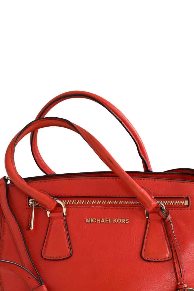 Sac à main Michael Kors Orange en Cuir
