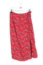 Jupe Ba&Sh Rouge en Viscose, taille S - Seconde Main