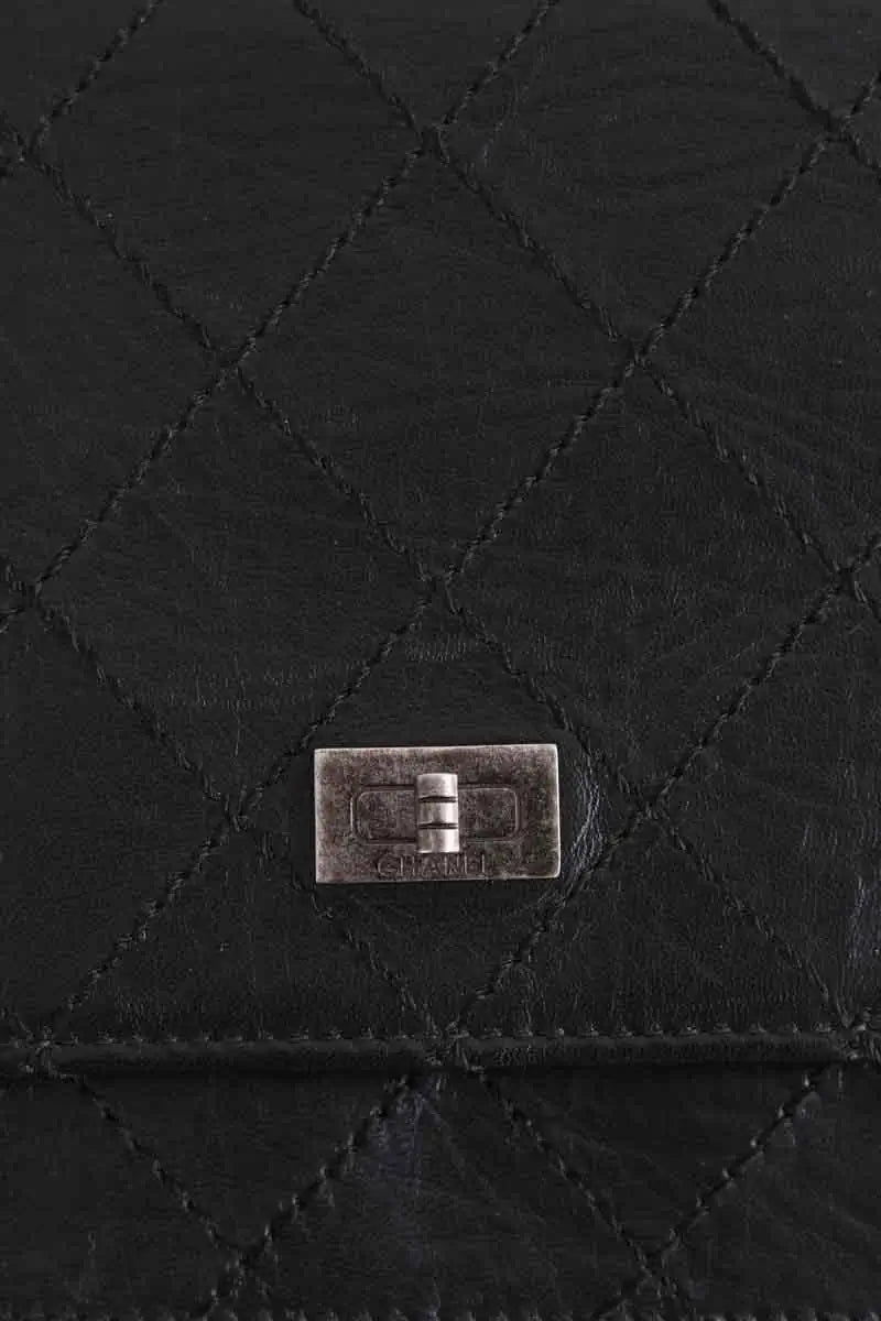 Sac à bandoulière Chanel Wallet On Chain 2.55 Noir en Cuir