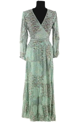 Robe Ba&Sh Turquoise en Synthétique, taille S - Seconde Main