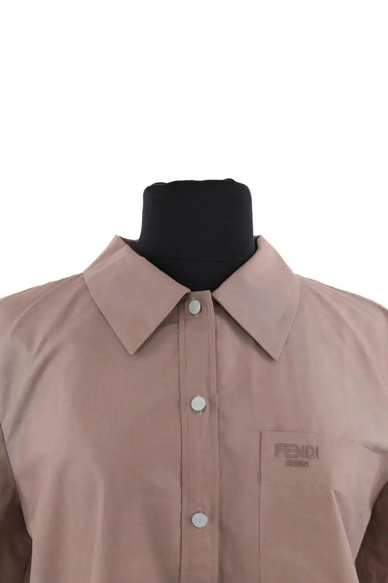 Chemise Fendi Marron en Coton