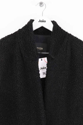 Manteau Maje Noir en Synthétique